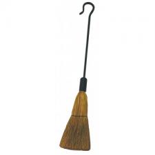 30 Black Long Bristle Fireplace Broom
