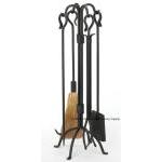 View: Black Fireplace Tool Set F-1061