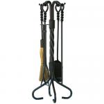 View: Olde World Iron Fireplace Tool Set Uniflame f-1179