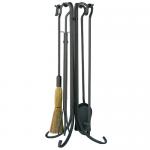 View: Olde World Iron Fireplace Tool Set Uniflame f-1181