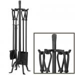View: Olde World Iron Fireplace Tool Set Uniflame f-1183