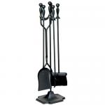 View: Black Fireplace Tool Set Uniflame T51030BK