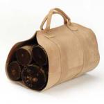 View: Premium Cowhide Log Carrier - 75000