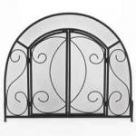 View: Wrought Iron With Doors 39" Wide x 32" High Uniflame s-1096