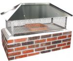 View: Hip and Ridge Stainless Steel Chimney Caps 