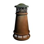 View: Bishop I European Copper Chimney Pot by Jack Arnold