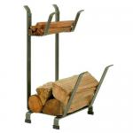 View: Log Rack With Kindling Holder Enclume LR11