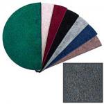 View: 4' Wide Polyester Grey Hearth Rug 10705