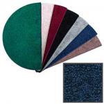 View: 4' Wide Polyester Blue Hearth Rug 10706