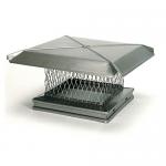 View: 13 x 17" Gelco Stainless Steel Chimney Cap - 13309