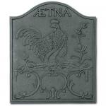 View: Aetna Cast Iron Fireback - 22" W x 26" H