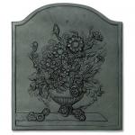 View: Bouquet Cast Iron Fireback - 20" H x 17" W