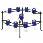 View: Cobalt Votives Fireplace Candelabra Minuteman CH-21