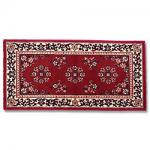 View: 44" Wide Burgandy Rectangle Wool Hearth Rug H-22 