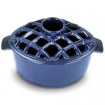 View: Woodstove Steamer - 2.2 Quart Blue Enamel 