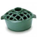 View: Woodstove Steamer - 2.2 Quart Green Enamel 