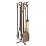 View: Pilgrim 18005 Burnished Bronze Fireplace Tools