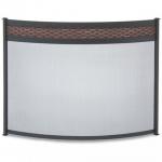 View: Basket Weave Bowed Screen 43" Wide x 31" High Pilgrim 18349