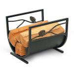 View: Black Pine Cone Log Holder -Pilgrim 18560