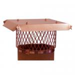 View: 4" Round Copper Chimney Cap