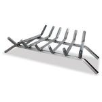 View: 27" Wide Stainless Steel Fireplace Grate Uniflame C-7727 
