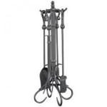 View: Olde World Iron Fireplace Tool Set Uniflame f-1174