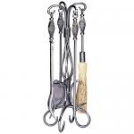 View: Pewter Fireplace Tools Uniflame f-1606