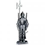 View: Pewter Soldier Fireplace Tool Set Uniflame f-7520