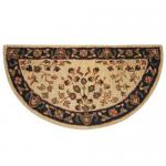 View: 44" Wide Half Round Wool Hearth Rug 