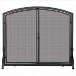 View: Black Screen With Doors 39" Wide x 33" High Uniflame s-1062