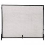 View: Black Fireplace Screen 44" Wide x 33" High Uniflame s-1025 