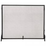 View: Black Fireplace Screen 44" Wide x 33" High Uniflame s-1025 