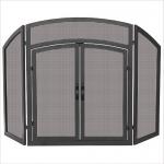 View: Black Screen With Doors 52" Wide x 32" High Uniflame s-1178 