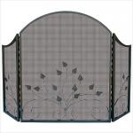 View: Graphite Fireplace Screen 