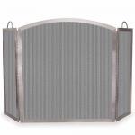 View: Stainless Steel Fireplace Screen - 54" Wide x 32" High 