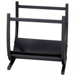 View: Black Wrought Iron Log Holder Uniflame w-1185